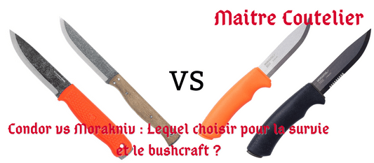 Condor vs Morakniv : Lequel choisir pour la survie et le bushcraft ?