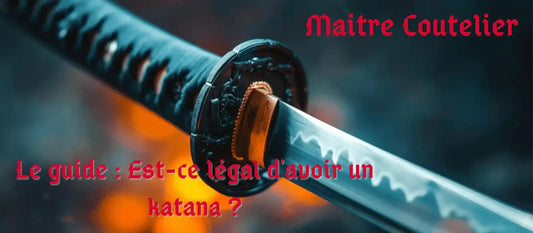 Le guide : Est-ce légal d'avoir un katana ?