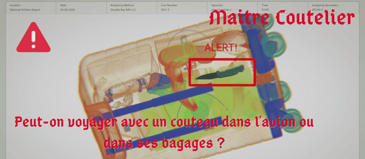 Peut-on voyager avec un couteau dans l'avion ou dans ses bagages ?