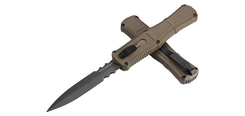 Couteau Automatique Claymore Marron Benchmade