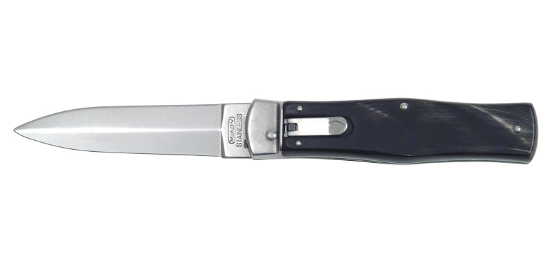 Couteau Automatique Predator Corne Naturelle Mikov