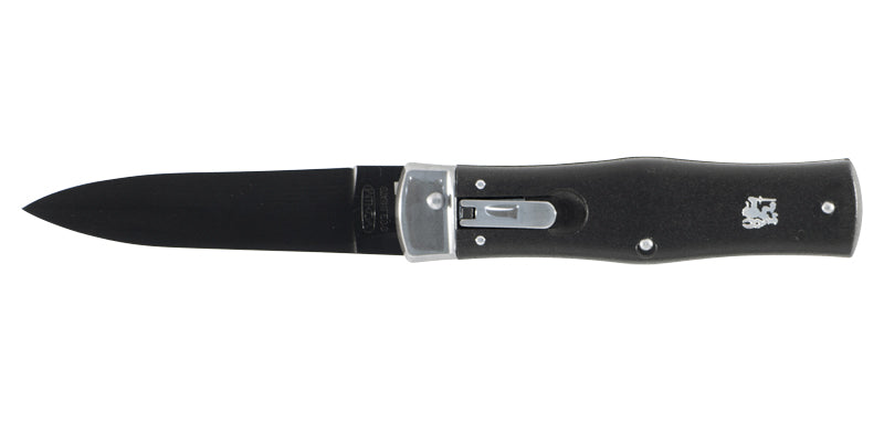 Couteau Automatique Tout Noir Predator Mikov