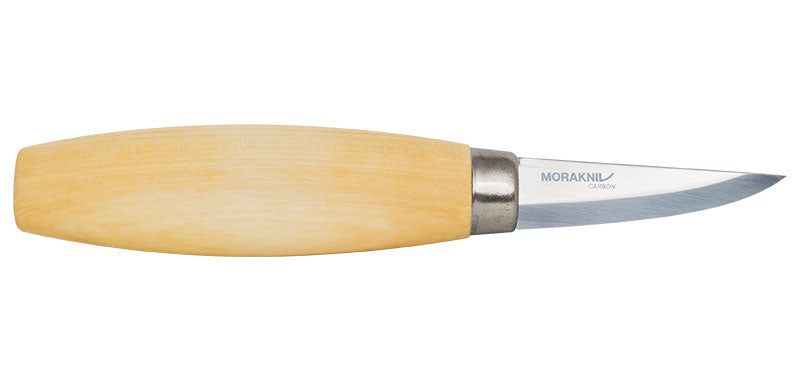 Couteau Carving droit 120 acier carbone Morakniv