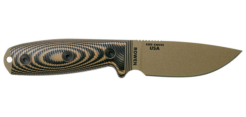 Couteau ESEE-3 Lame Dark Earth Coyote/noir ESEE