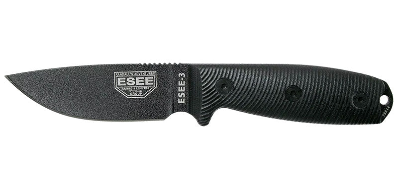 Couteau Fixe ESEE-3 Noir ESEE