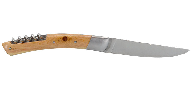 Couteau Le Thiers Bois de Genévrier Tire Bouchon
