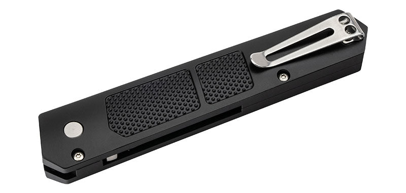 Couteau Noir Automatique Kwaiken Grip Boker Plus