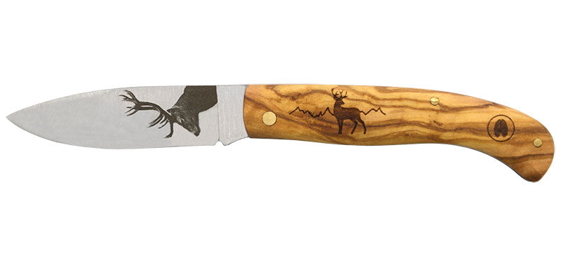 Couteau Pliant Décoration Cerf