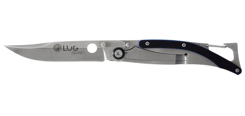 Couteau Pliant SP1S Noir/Bleu Lug