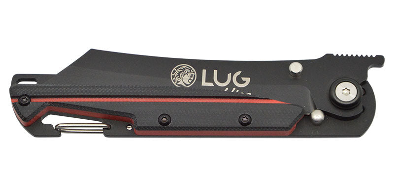 Couteau Pliant SP3T noir/rouge Lug