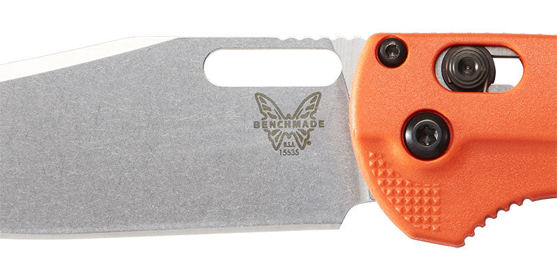 Couteau Pliant Taggedout Benchmade Orange
