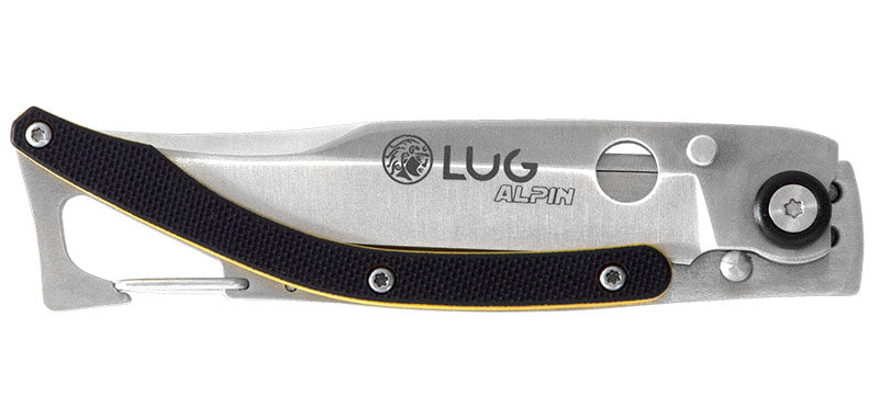 Couteau SP1S Noir/Jaune Lug