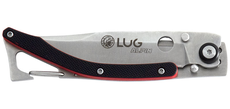 Couteau SP1S Noir/Rouge Lug