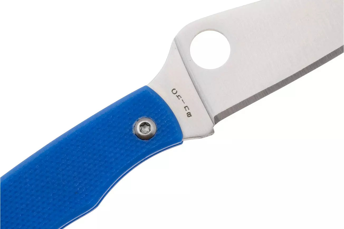 Couteau Spyderco Grasshopper G10 Bleu