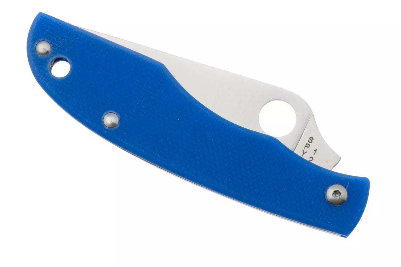 Couteau Spyderco Grasshopper G10 Bleu