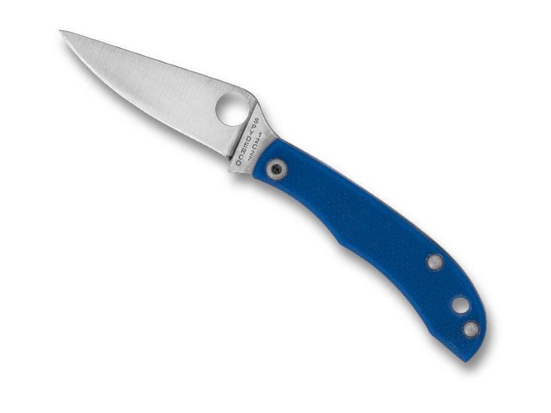 Couteau Spyderco Honeybee G10 Bleu