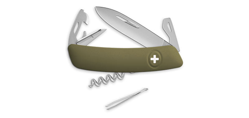 Couteau Suisse Allmatt Olive Swiza