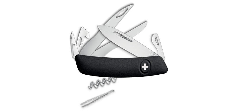 Couteau Suisse D07 Scissors Noir Swiza