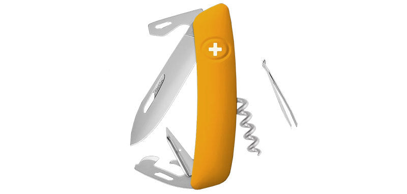 Couteau Suisse Jaune D03 Le Signature Swiza