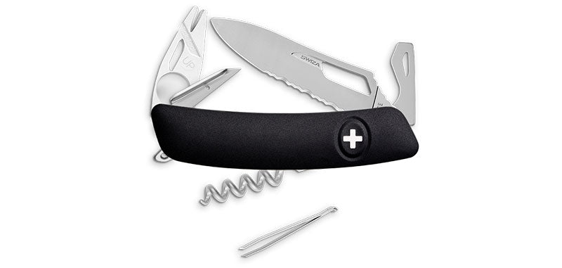 Couteau Suisse SH03 Tire-Tique Allmatt Noir Swiza