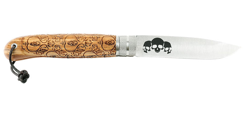 Couteau de Poche Skull Focus Décalé