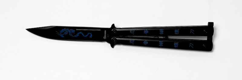 Couteau papillon Balisong Albainox Night Fighter II