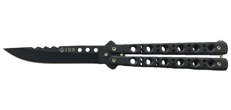 Couteau papillon noir jkr