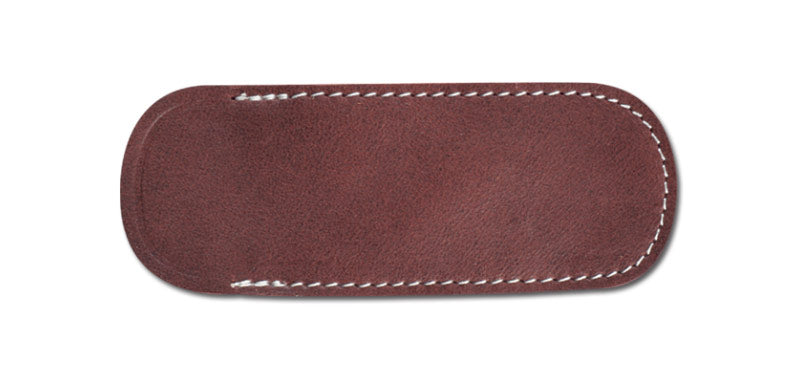 Étui Couteau fleur de Cuir rouge grenat 30 PIELCU