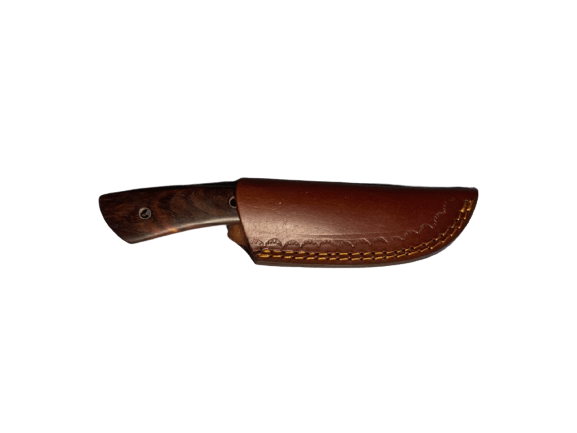 Couteau De Chasse Damas Et Bois