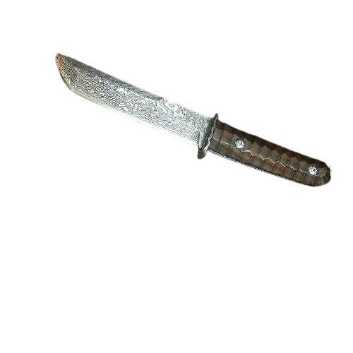 COUTEAU LAME FIXE SAMOURAÏ