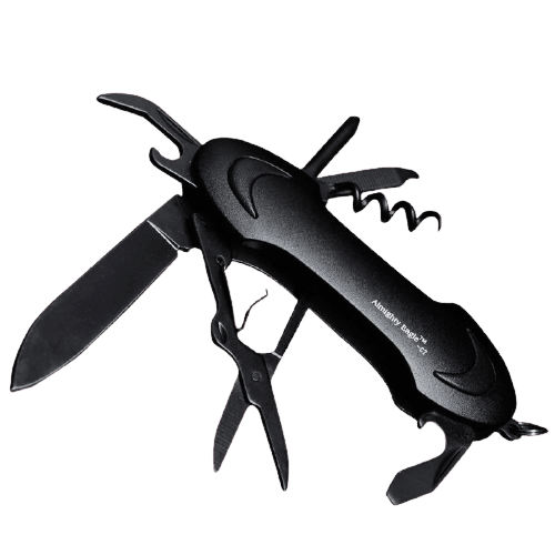 Couteau Suisse Noir Classique