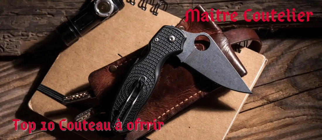 Top 10 Couteau à ofrrir, cadeau anniversaire couteau de cuisine, couteau de poche, couteau personalisé. Opinel, Benchmade, Boker, Morakniv, Deejo