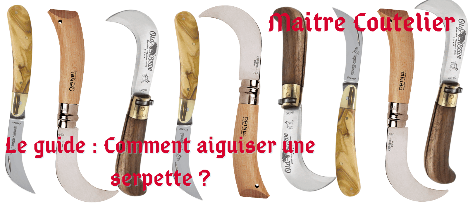  Comment aiguiser une serpette ? Image
