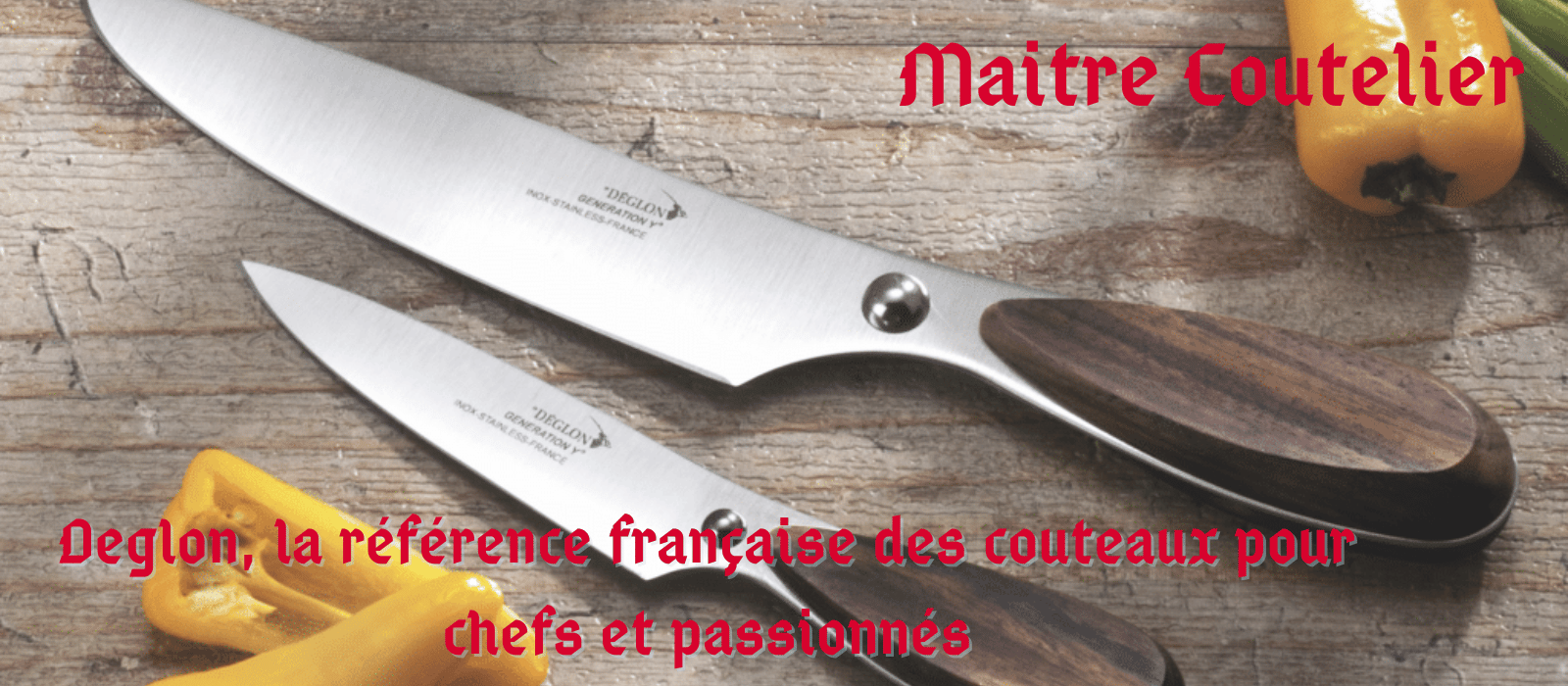 Deglon, la référence française des couteaux pour chefs et passionnés Image