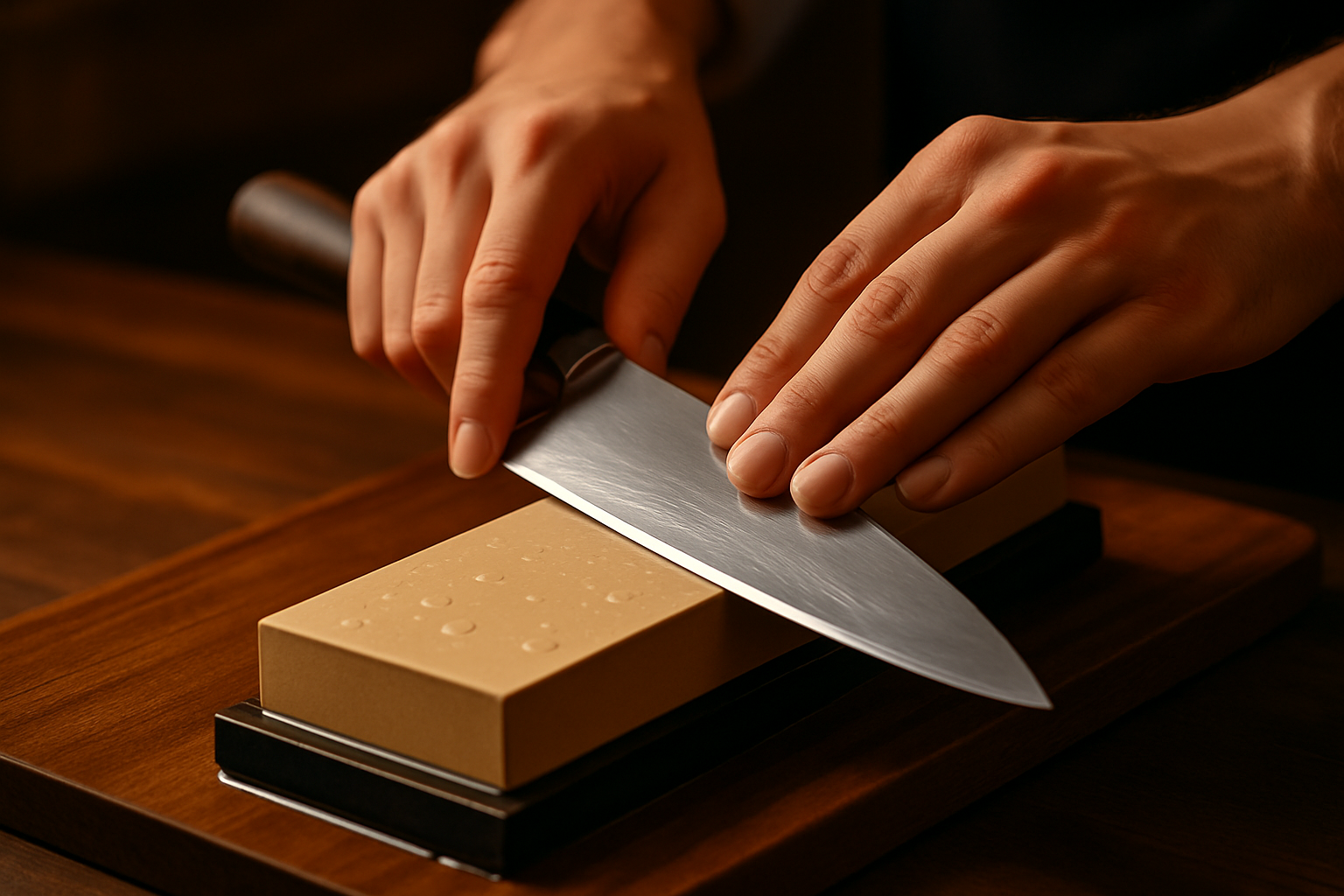 Comment affûter un couteau avec une pierre à aiguiser ? 🔪✨