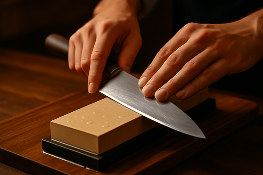 Comment affûter un couteau avec une pierre à aiguiser ? 🔪✨