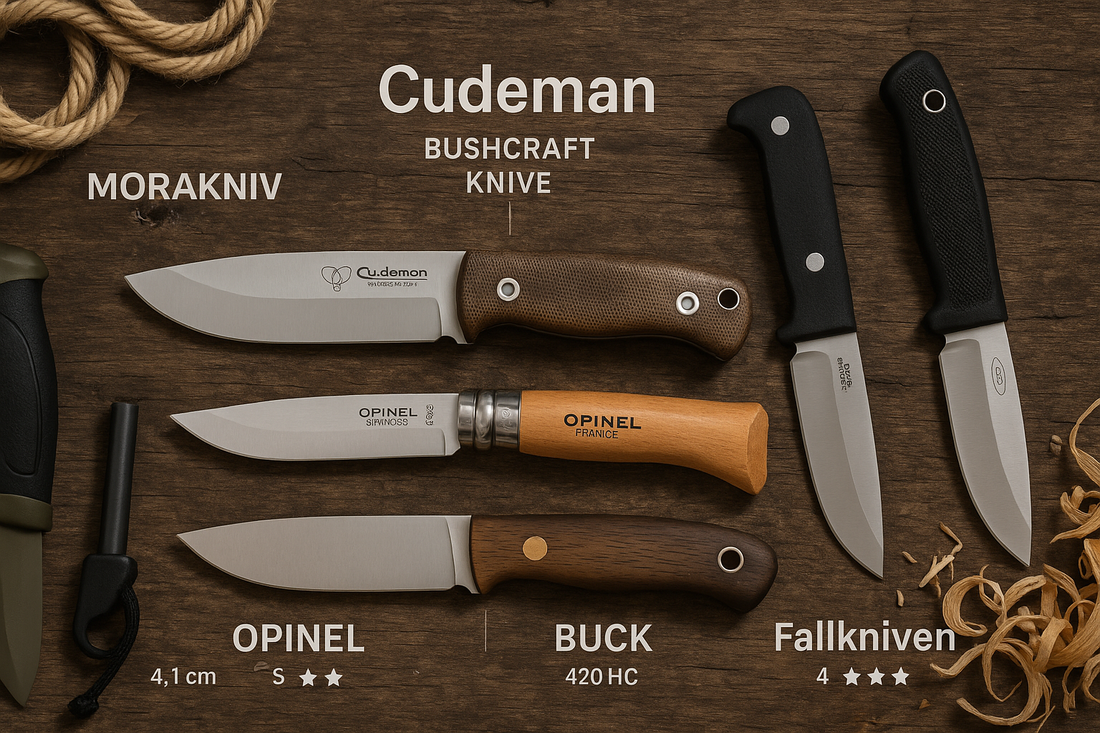 Comparaison entre Cudeman et d’autres marques de couteaux outdoor