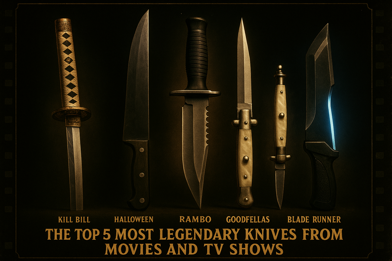 Top 5 des couteaux mythiques dans les films ou séries