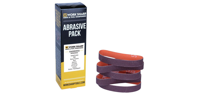 5 bandes P80 grain grossier Worksharp