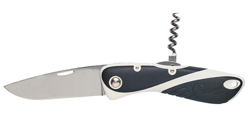 Couteau Aquaterra Lame + Tire-bouchon Noir Wichard