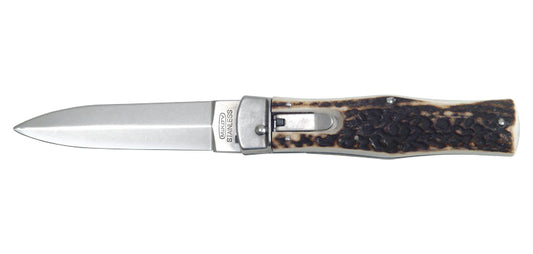 Couteau Automatique Bois de cerf Predator Mikov