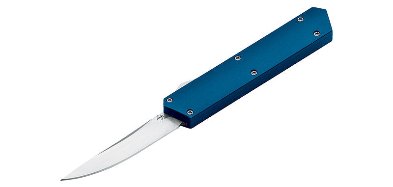 Couteau Automatique OTF Bleu Kwaiken Boker Plus