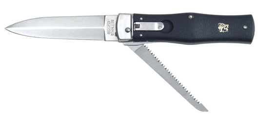 Couteau Automatique Predator Lame et Scie Mikov
