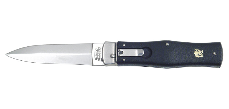 Couteau Automatique Predator Noir Clip Mikov