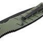 Couteau Automatique Vert Large Strike Grivory Boker Plus