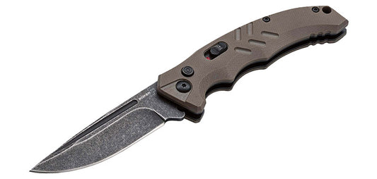 Couteau Automatique marron Intention II Coyote Böker Plus