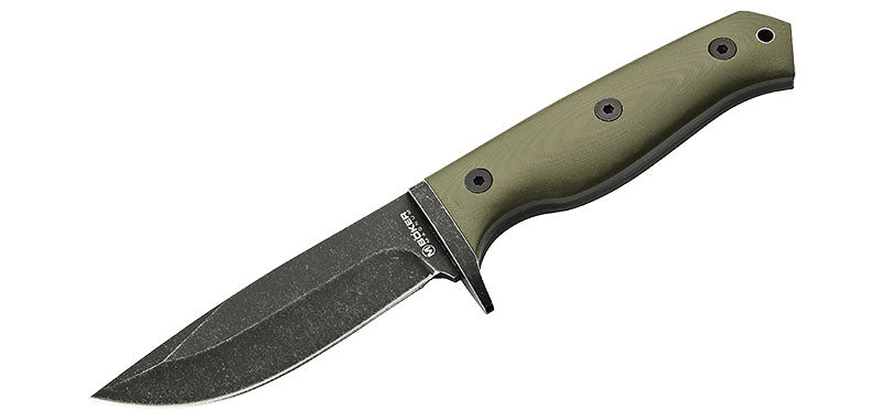 Couteau Bushcraft Böker Magnum vert et gris
