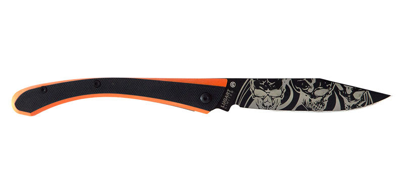 Couteau C63 Bad Boy Noir/Orange Lug