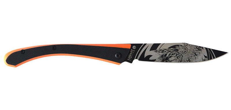 Couteau C63 Loup Noir/Orange Lug
