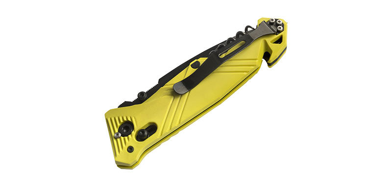 Couteau CAC Lisse Jaune TB Outdoor